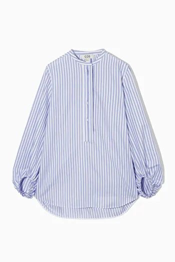 COS Icons - Shop Women's Leni Klum, Striped Shirts, Denim Trench Coat, Denim Blazer, Denim Blouse, Striped Long Sleeve Shirt, Cropped Tops, Katie Holmes, Cotton Blouse