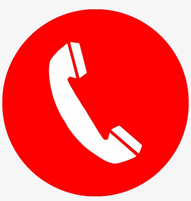 an image of a red phone icon