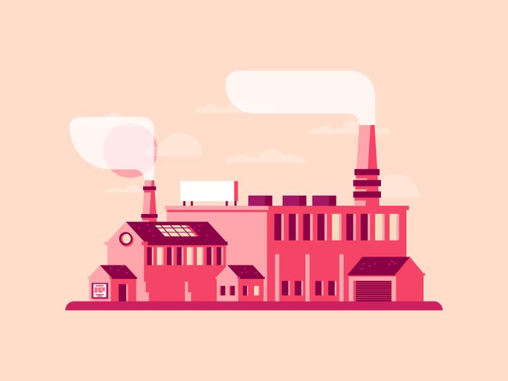 Factory Factory Illustration, Data Visualization Design, Motion Design Animation, City Illustration, Logo New, Factory Design, Affinity Designer, Architecture Illustration, Landscape Illustration