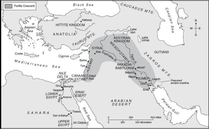 a map showing the middle east and western asia, as well as its major cities