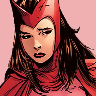 a close up of a person wearing a red costume and headgear with horns