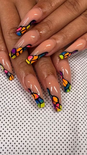 24th Birthday Nails, Nail Design Glitter, Nyc Nails, Glamour Nails, Work Nails, Dope Nail Designs, Pretty Nail Art Designs, Long Acrylic, Square Acrylic Nails