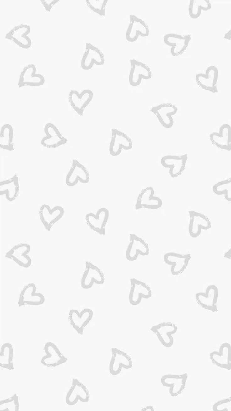 a white background with hearts drawn on it