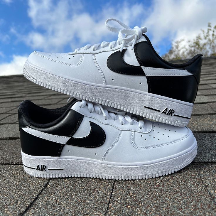 Custom Nike Air Force 1 Spurs - Custom AF1 Painted Men's Shoes I custom make each pair by hand with love and care. Each pair is an Authentic Nike purchased from the store A unique gift for your friends and family members. If you want to change other colors, we also can help you do that we can not promise any arrival time but will try our best to ship it faster. We can customize various styles and colors of shoes according to your individual needs, you can contact us if you have any questions, th Tenis Air Force, Custom Nike Air Force 1, Customized Shoes, Custom Nike Air Force, Custom Af1, Custom Kicks, Custom Air Force 1, Custom Nike, Cute Nike Shoes