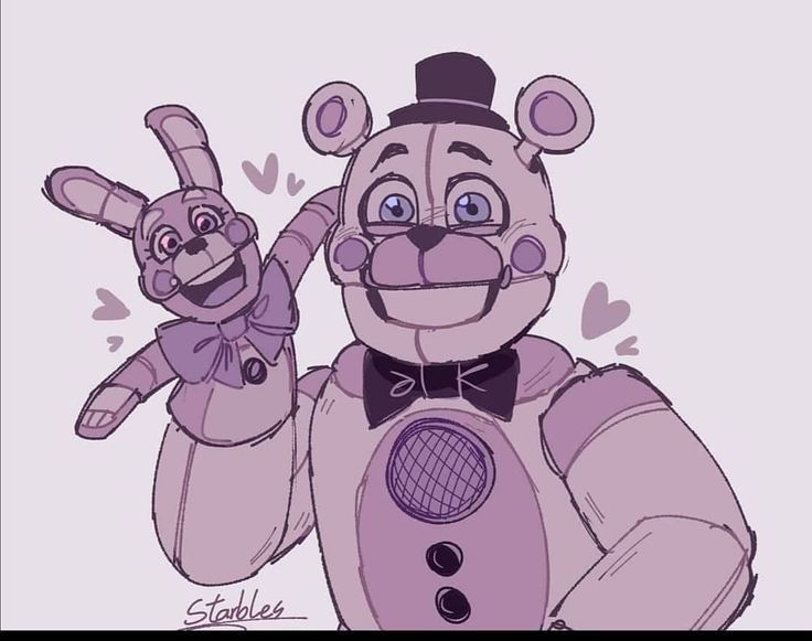 a drawing of a teddy bear with a top hat and bow tie holding up two fingers