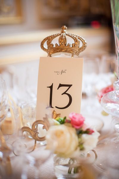 the table numbers are placed on top of each other