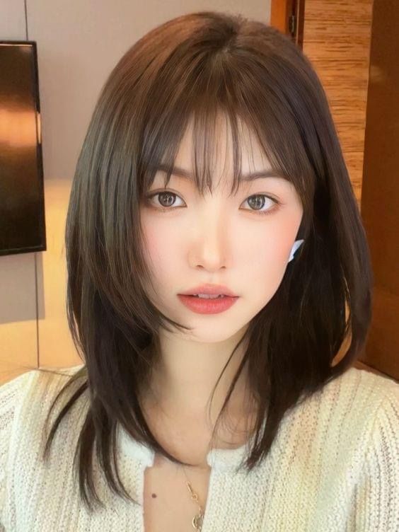 Hair Style Korea, Asian Short Hair, Shot Hair Styles, Haircuts Straight Hair, Haircuts For Medium Hair, Hair Makeover, Short Hair Styles Easy, Asian Hair, Medium Hair Cuts