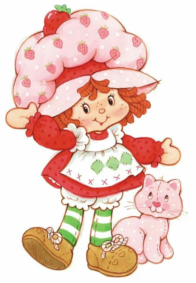 Strawberry Short cake and kitty Strawberry Shortcake, Pink