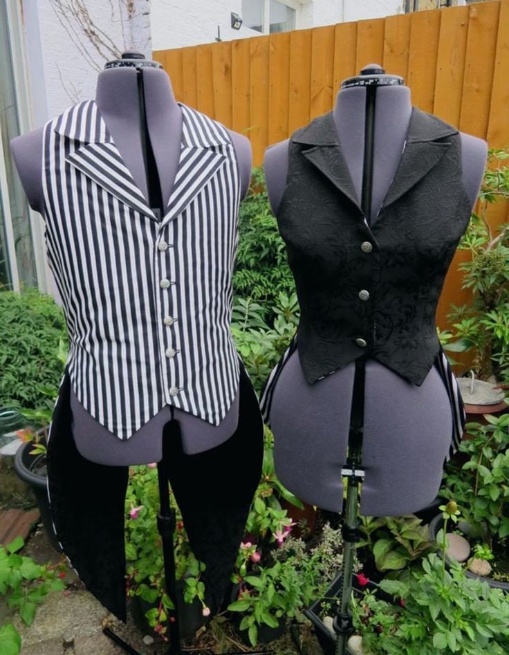 Vest With Tailcoat, Waistcoat With Tails, Vest Tailcoat, Tailcoat Women's, Goth Waistcoat, Tailcoat Pattern, Waist Coat Outfit, Ladies Waistcoat, Waistcoat Outfit