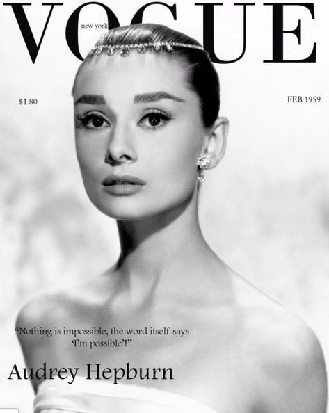 a black and white photo of a woman wearing jewelry on the cover of a magazine