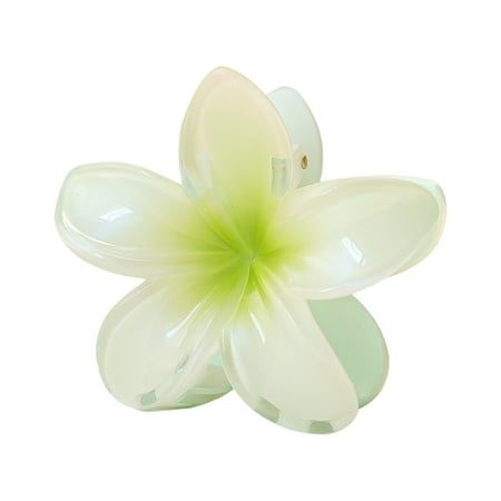 Tkrady Flower Hair Clips New Egg Flower Hair Clip Plumeria Flower Hair Clips,Multicolor.These flower clips provides all-day hold for all-day style. Made for every hair type and texture, these clips come in a mix of multicolor neutral tones that compliment every hairstyles and outfit. Mix and match them to create a unique look. Create numerous hairstyles with these Tkrady hair clips. With a unisex style that is great for adults and teens, these clips offer a secure hold that lasts throughout the day. These flower hair clips are decorated with exquisite flower designs, perfect for adding a of creativity to your outfit. Suitable for the office, school, workouts and more. Size: 8X7.5X4CM.  Color: Beige.  Gender: female.  Age Group: adult. Pc Snap, Hawaii Hair, Teeth Design, Flower Hair Bows, Kids Hair Clips, Eggs Flowers, Hair Clips For Women, Vintage Hair Clips, Boo Basket