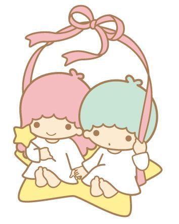 Little Star Twins, Star Twins, Kiki And Lala, Sanrio Collection, Sanrio Little Twin Stars, Small Drawing, Kiki Lala, Hello Kitty Themes, Flash Tattoo Designs