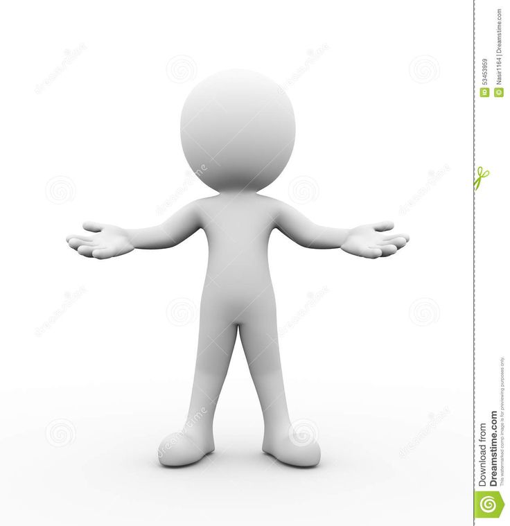 a person standing in front of a white background with his arms out and hands outstretched