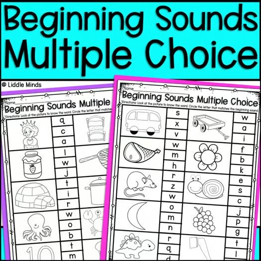 beginning sounds worksheet with the words beginning sounds and ending sounds for kids to learn