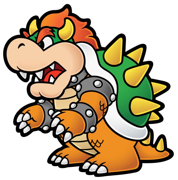 an orange and green cartoon character with spikes on his head, holding a controller in one hand