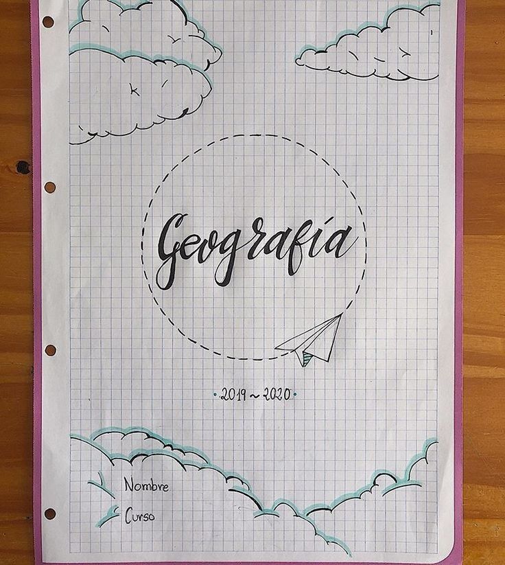 a notebook with the words gengafia written on it and an airplane in the sky