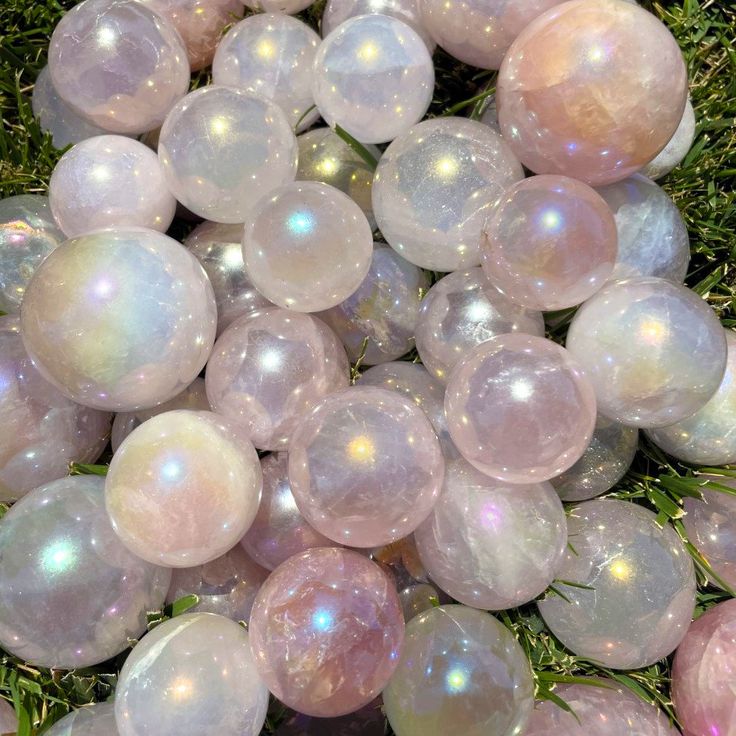 "This Listing is for ONE (1) Rose Quartz Angel Aura Titanium Spheres (SPHE-30) STOCK PHOTOS - These may vary in size and characteristics due to them being natural. Color Ranges. pale pink to deep rose! YOU CHOOSE SIZE: 50-100g 101-200g 201-300g These are polished, spheres have a smooth feel to them! These have a pretty pink angel aura titanium coating over the natural crystal quartz! Perfect for your crafts, decor, or even gifting! Thank you for looking, have an amazing day! Rose Quartz is known Kida Disney, No Ordinary Girl, Pink Angel, Mermaid Aesthetic, Crafts Decor, Ochako Uraraka, روتين العناية بالبشرة, 1 Rose, No Rain