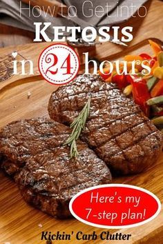 Need to Know How to Get Into Ketosis in 24 Hours or Less? Here's my 7-Step Fasting Plan to Get You There as Fast as Possible! Low Fat Diet Recipes, 1200 Calorie Diet Meal Plans, Fasting Plan, Keto Fast, Ketosis Diet, Ketogenic Diet Meal Plan, Keto Tips, Ketogenic Diet Plan, My Keto