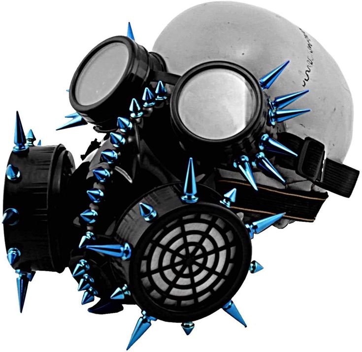 PRICES MAY VARY. Main Color: black/blue size:one size Punk Gothic Blue Spikes Steampunk Gas Mask Goggles Cosplay Props Halloween Costume Accessories Men/Women Steampunk Gas Mask, Gothic Mask, Gas Mask Art, Steampunk Goggles, Blue Mask, Black Punks, Retro Accessories, Cool Masks, Steampunk Accessories