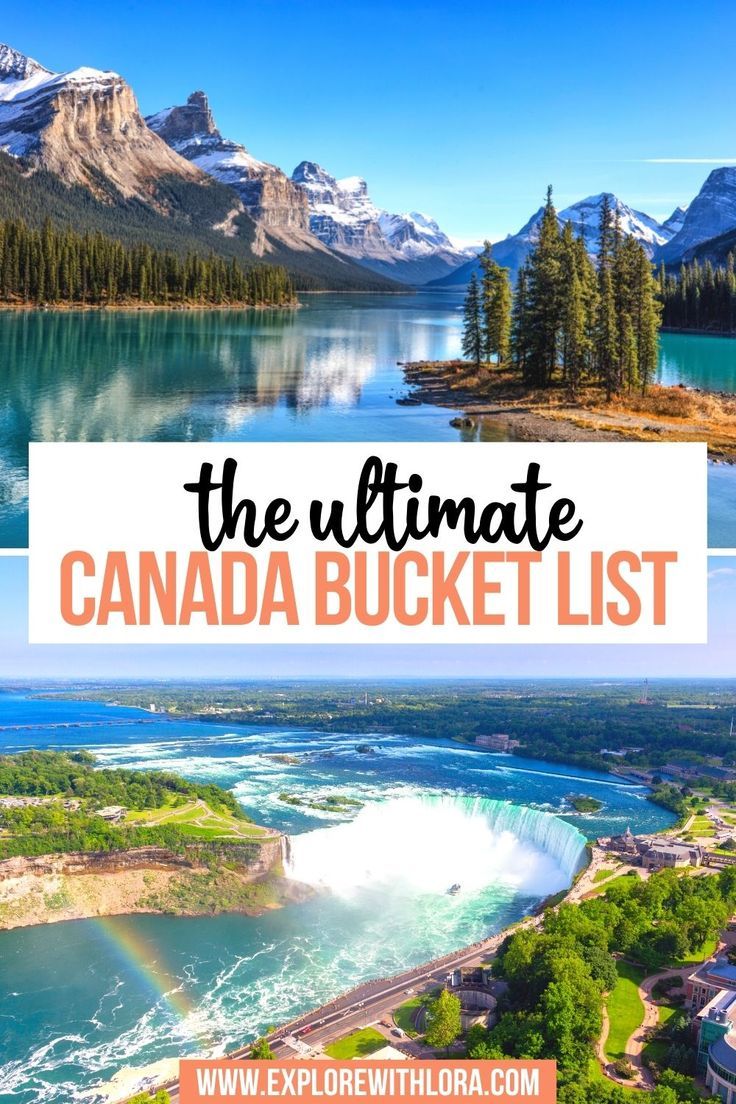 The Ultimate Canada Bucket List Things To Do In Canada, Places To Visit In Canada, Canada Bucket List, Travel Packing Essentials, Backpacking Canada, Canada Country, Canada Vacation, Canada Holiday, Canada Travel Guide