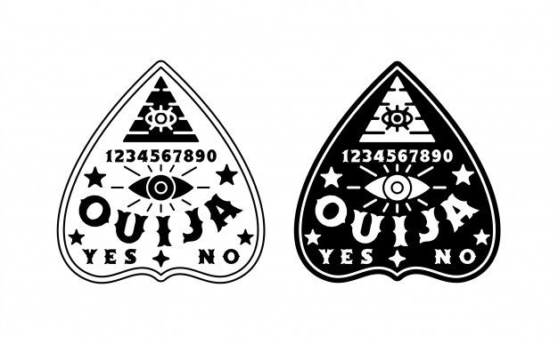 two black and white stickers with the words oujua yes no on them