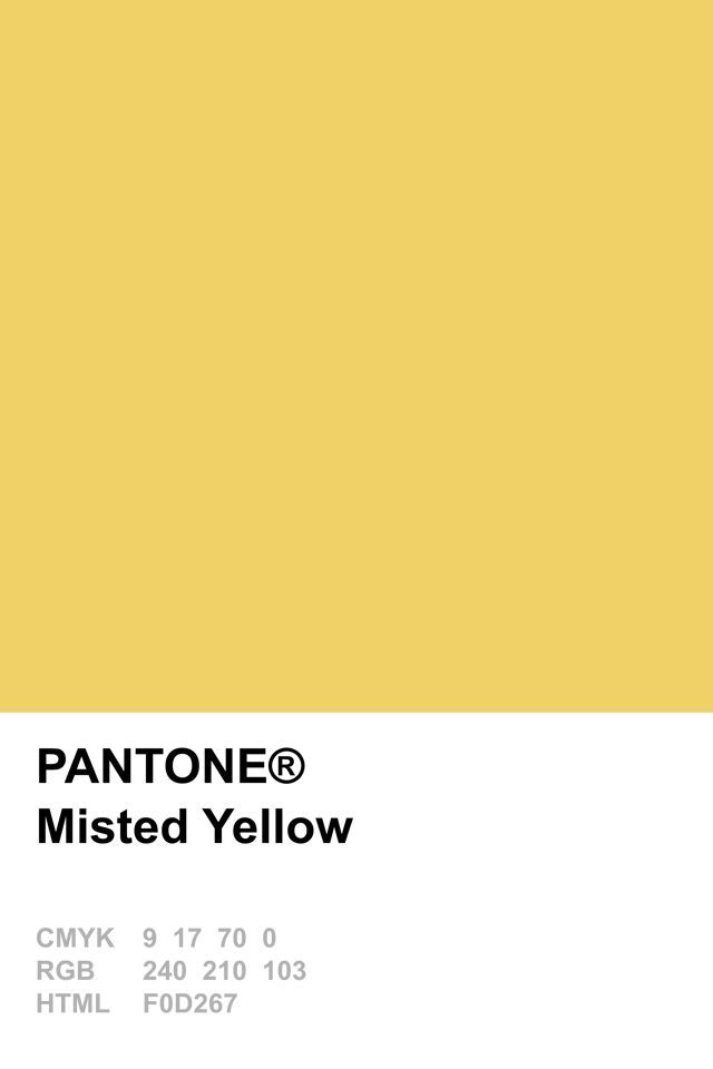 pantone's mustard yellow is the most popular color