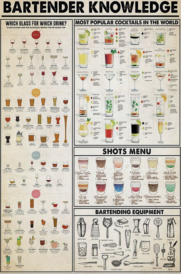 the bartender's guide to cocktails and how they are made from scratchsticks