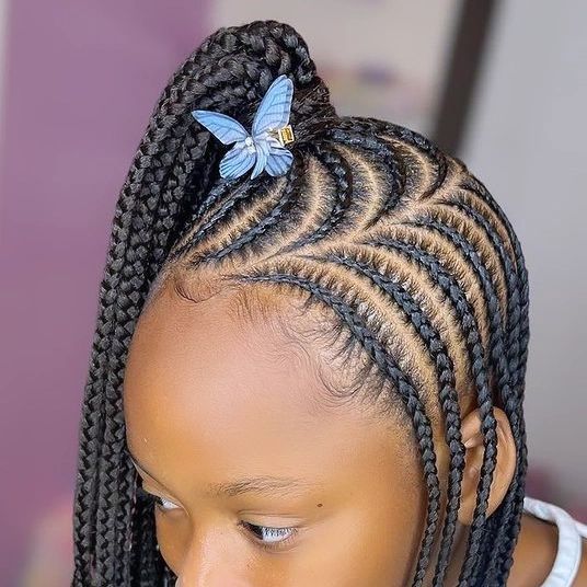 Little heads, big styles! 🌟 Check out these adorable kids' braids for major inspiration. Perfect for any occasion! #KidsBraids #HairInspo #braidedbeauty #explorepage✨ #explorebraids . . . . . . . . Slide 1/5👉@hairfetishsuite Slide 2👉@slayattractive Slide 3/4👉tag her Genie Ponytail, Hair Braid Designs, New Natural Hairstyles, Braids For Boys, Butterfly Hair Clips, Kids Braids, Lil Girl Hairstyles, Kid Braid Styles