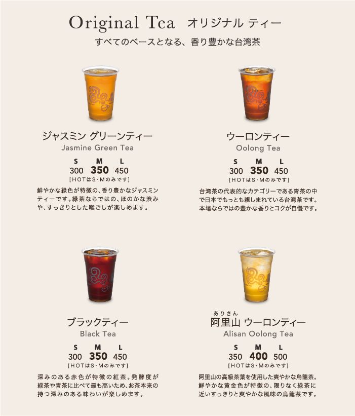 the different types of teas are shown in this poster, with instructions on how to drink them