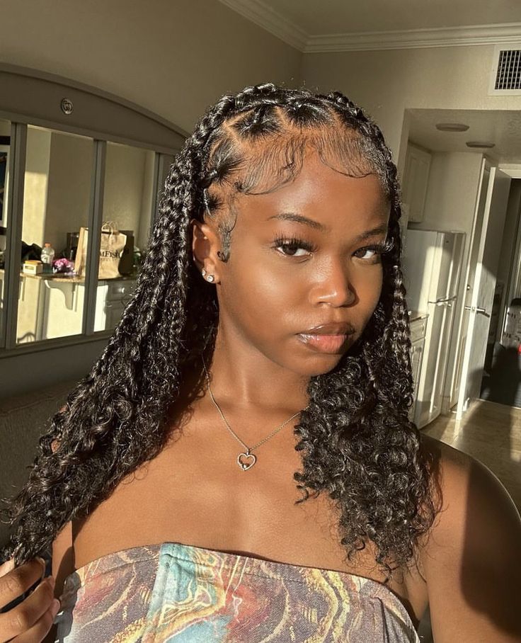 Twisted Hair, Styles Braids, Box Braids Hairstyles For Black Women, Braids Hairstyles Pictures, Cute Box Braids Hairstyles, Protective Hairstyles Braids, Pretty Braided Hairstyles, Natural Curls Hairstyles, Hairdos For Curly Hair