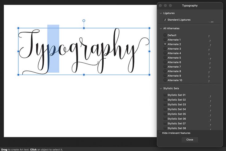 an image of the font used for typograph in photoshopped with adobe