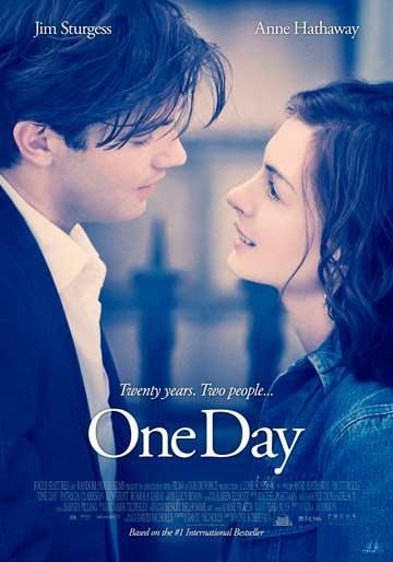 the poster for one day starring two people