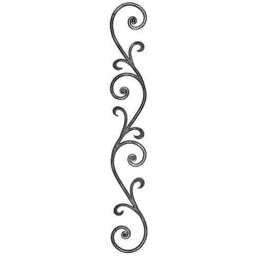 a black and white drawing of a scroll