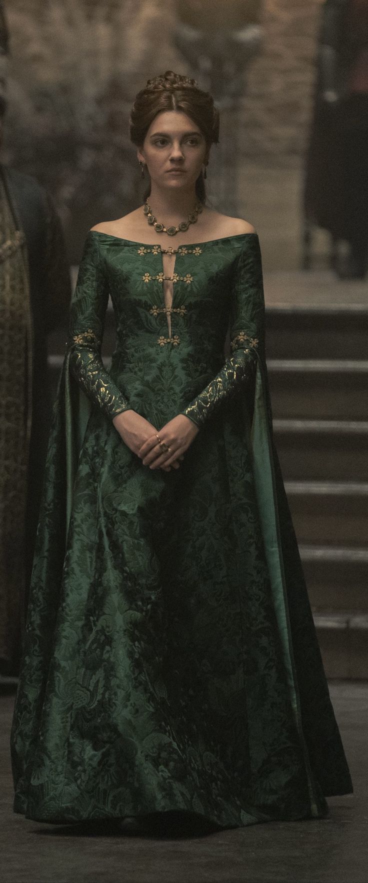 House Hightower, Game Of Thrones Dress, Game Of Thrones Outfits, Best Costumes, Queen Outfits, Medieval Gown, Alicent Hightower, Gra O Tron, Fantasy Dresses