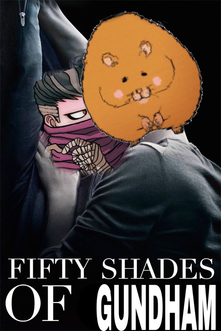 a poster for the film fifty shades of gondham with an image of a man holding