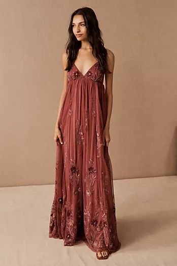 Beaded Maxi Dress, Boho Styl, Mode Hippie, Estilo Hippie, Boho Bridesmaid, Looks Party, Hippie Dresses, European Summer, Mode Inspiration