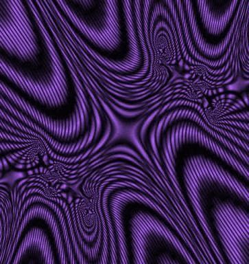 an abstract purple and black background with wavy lines in the center, as well as swirls