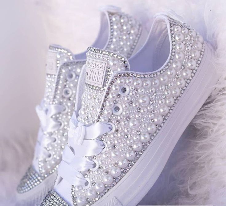 Wedding Tennis Shoes, Bride Converse, Converse Wedding Shoes, Bedazzled Shoes, Bridal Sneakers, Bling Converse, Wedding Converse, Wedding Sneakers, Custom Converse