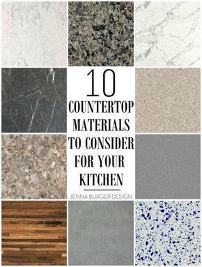 10 countertop materials to consider for your kitchen