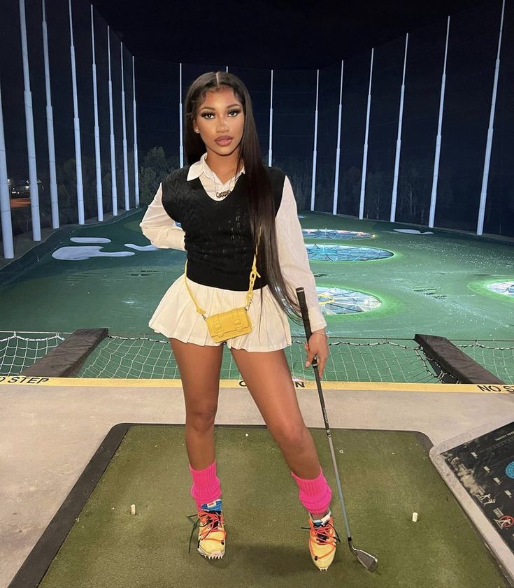 Fall Birthday Outfit, Calm Fits, Cute Golf Outfit, Carefree Fashion, Imvu Outfits Ideas Cute, Tennis Skirt Outfit, Fly Outfit, Boujee Outfits, Fasion Outfits