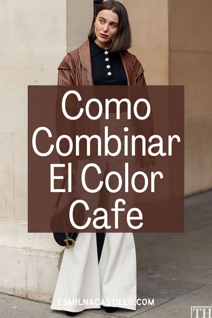 Es verdad que el color café pertenece a los colores mas sofisticados. Tonos como camel, tan, caramelo, marrón y cobre son de la familia del color café, y los va a encontrar en todas partes, desde botas hasta abrigos, desde temas de hoteles hasta artículos de decoración, etc. Outfit Con Botines Cafe, Outfits Con Marron, Outfits Pantalon Marron, Outfit Botines Cafes, Pantalon Camel Outfits Mujer, Outfit Con Pantalon Cafe, Outfit Pantalon Marron, Cafe Outfit Ideas, Outfit Marron