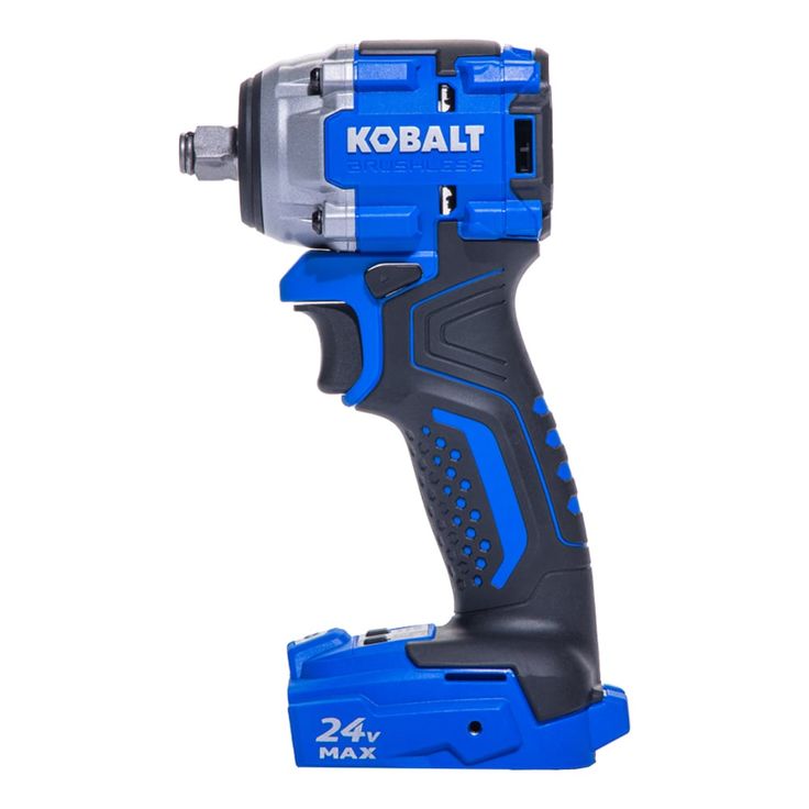 a cordless drill with the word kobalt on it