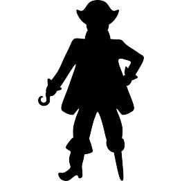 the silhouette of a man with an umbrella and hat is shown in black against a white background