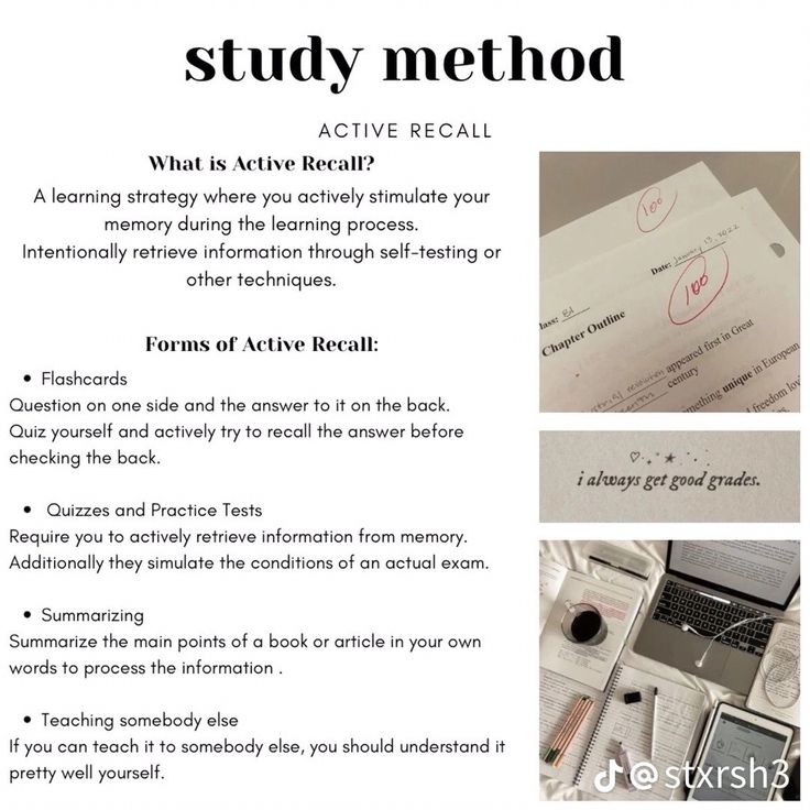 an advertisement with instructions on how to use the study method for writing and using it