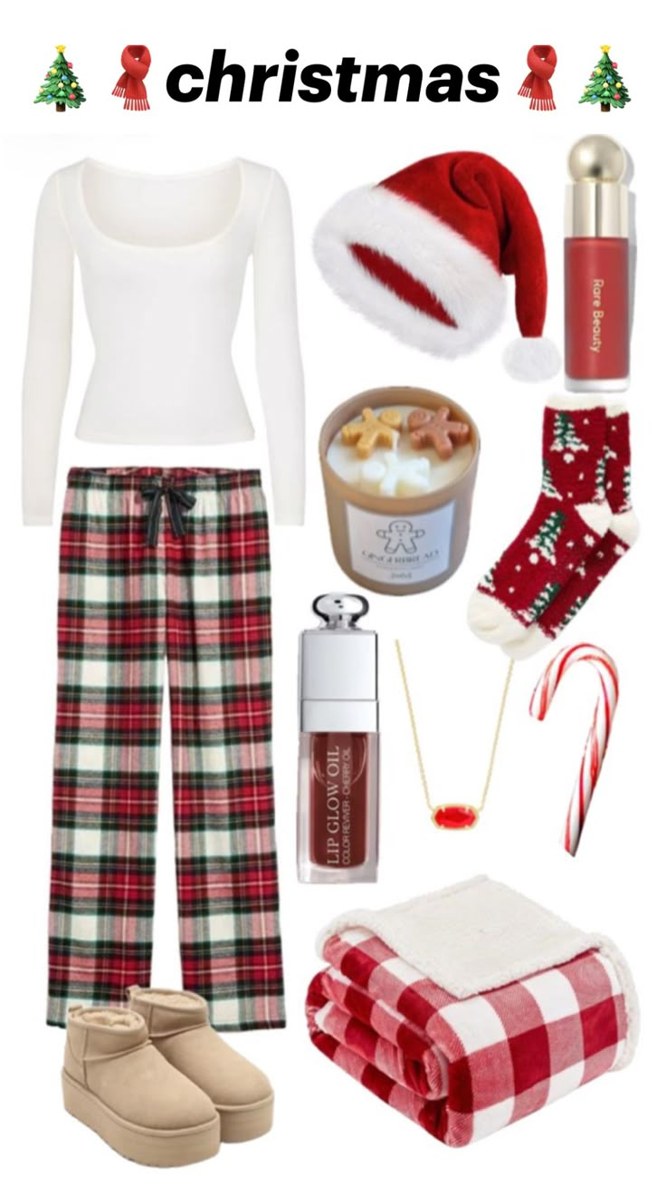 #christmas2024 #fypp Cute Christmas Morning Outfits, Christmas Outfit Ideas Teens, School Christmas Outfits, Xmas Outfits Aesthetic, Outfits For Christmas Day, Christmas Pajama Pants Outfit, Cute Cozy Christmas Outfits, Christmas Aesthetic Outfit Ideas, Christmas Pjs Ideas