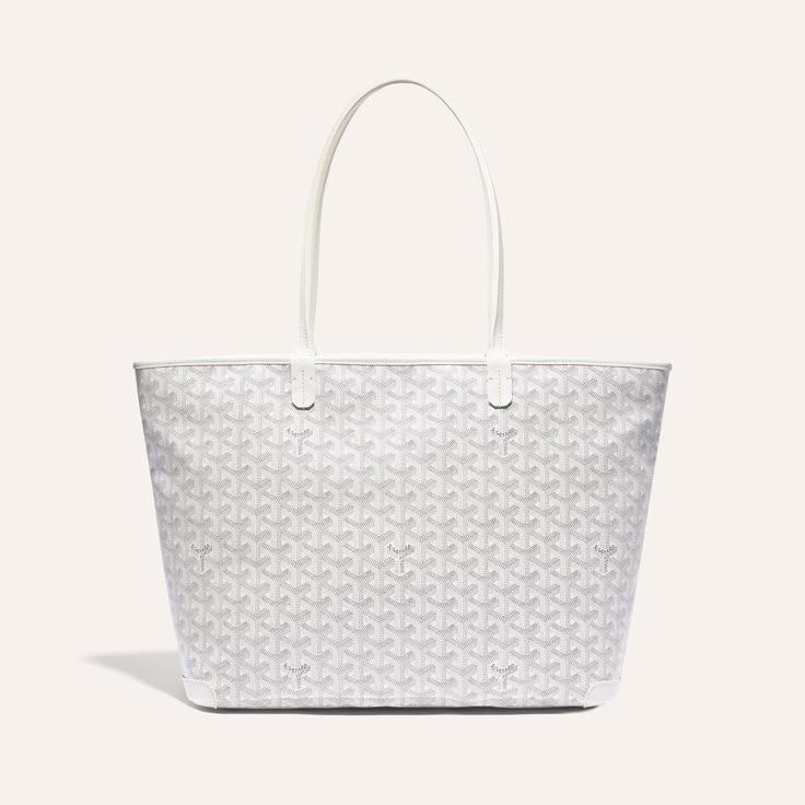 White Goyard Tote, Wish List Items, White Goyard, Goyard Tote, Uni Bag, Louis Bag, My Style Bags, Luxury Gifts For Her, Goyard Bag