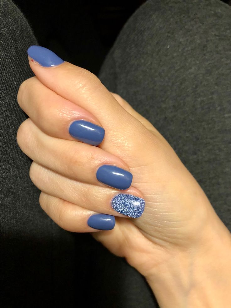 Greyish Blue Nails, Greyish Blue, Blue Nails, Fun Nails, Nail Ideas, Nails, Blue, Beauty, Quick Saves