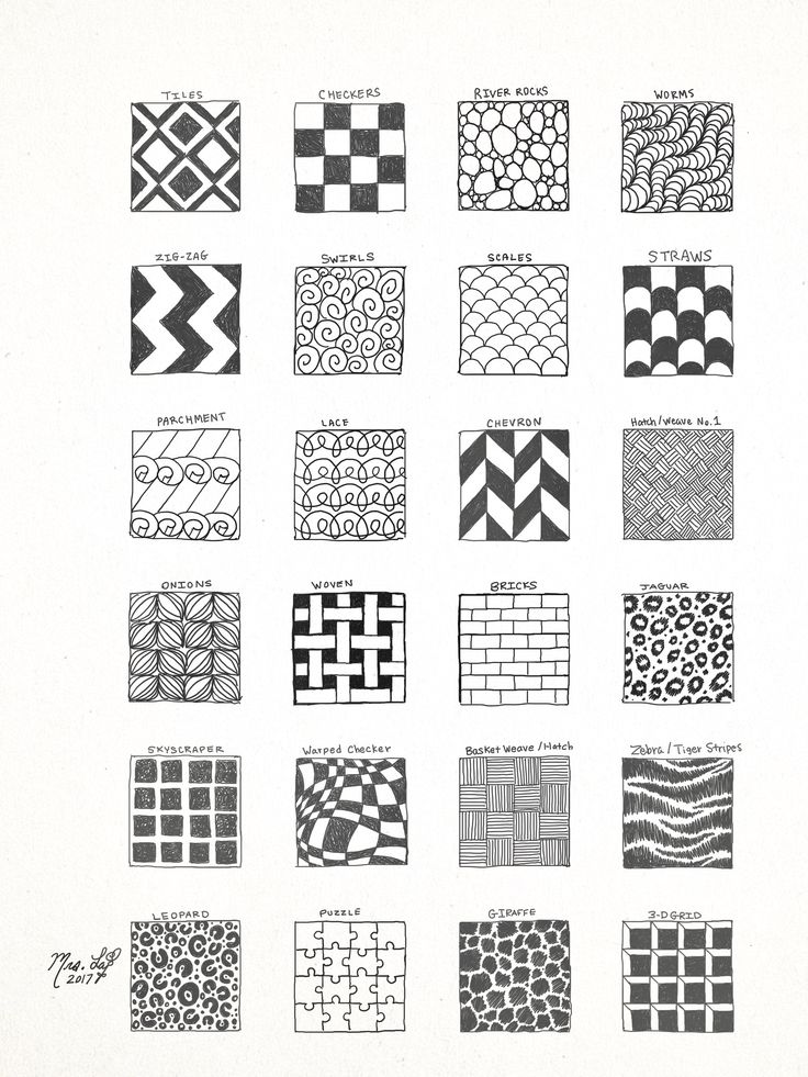 a bunch of different types of tile patterns