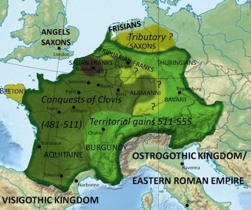 a map of the roman empire showing its location in green and other countries, including italy