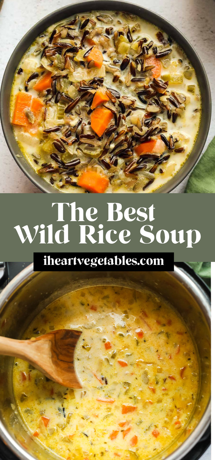 the best wild rice soup recipe is made with carrots, broccoli and other vegetables